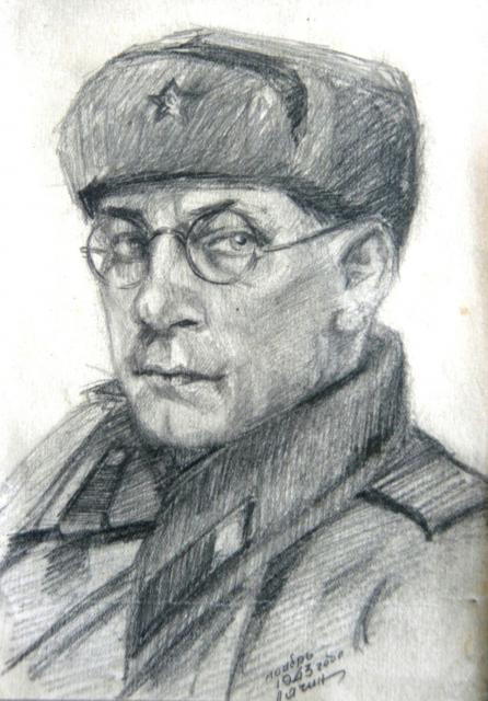 Лячин И.Д. Автопортрет. 1943 Лячин И.Д. Автопортрет. 1943